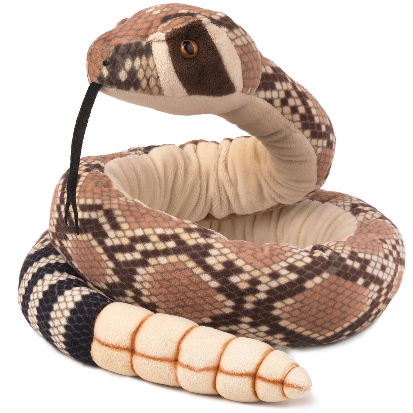 FAIRE Rambo The Rattlesnake | 55 Inch Stuffed Animal Plush | by TigerHart Toys