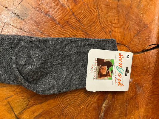 SAN YORK- ALPACA KNIT CREW SOCK-ALP00132