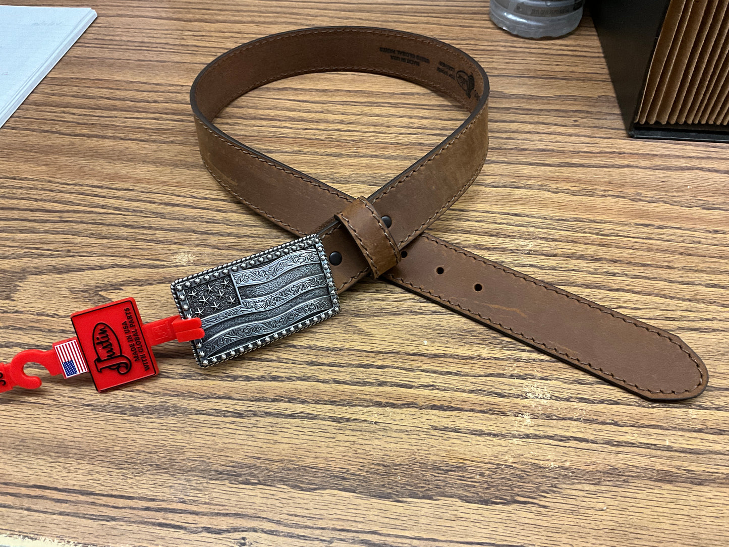 JUSTIN - MENS BELT, FLYING HIGH- C12685