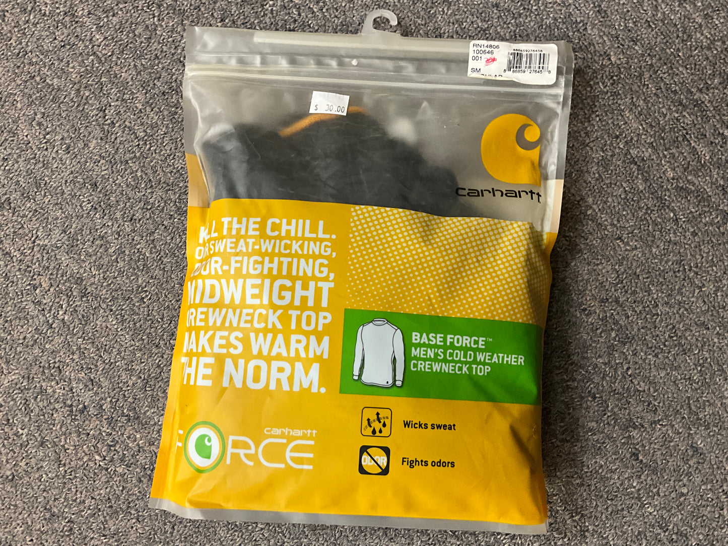 CARHARTT-BASE FORCE CREWNECK TOP-100646