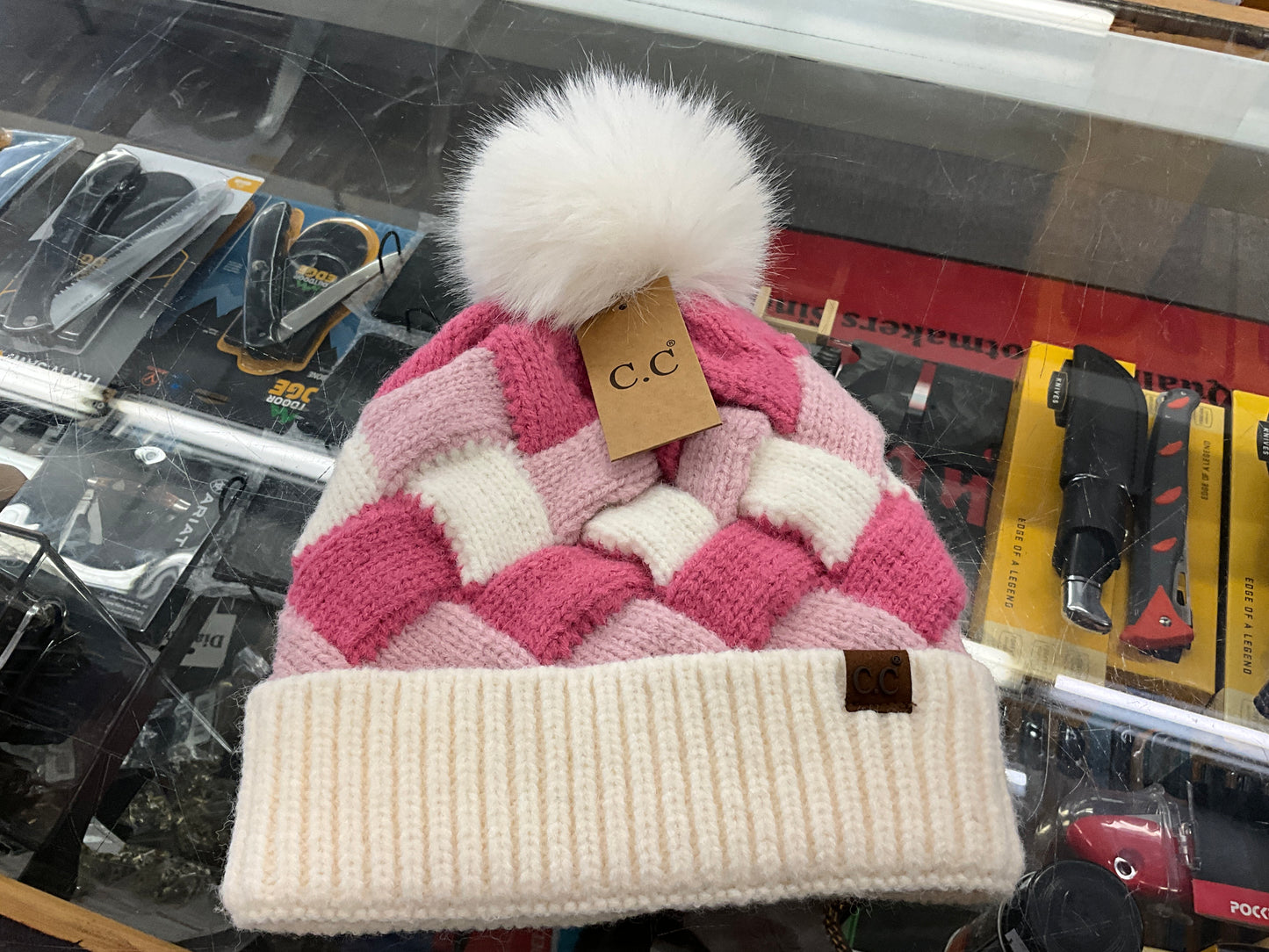 CC BEANIE- CHUNKY WEAVE BEANIE-HTC0100