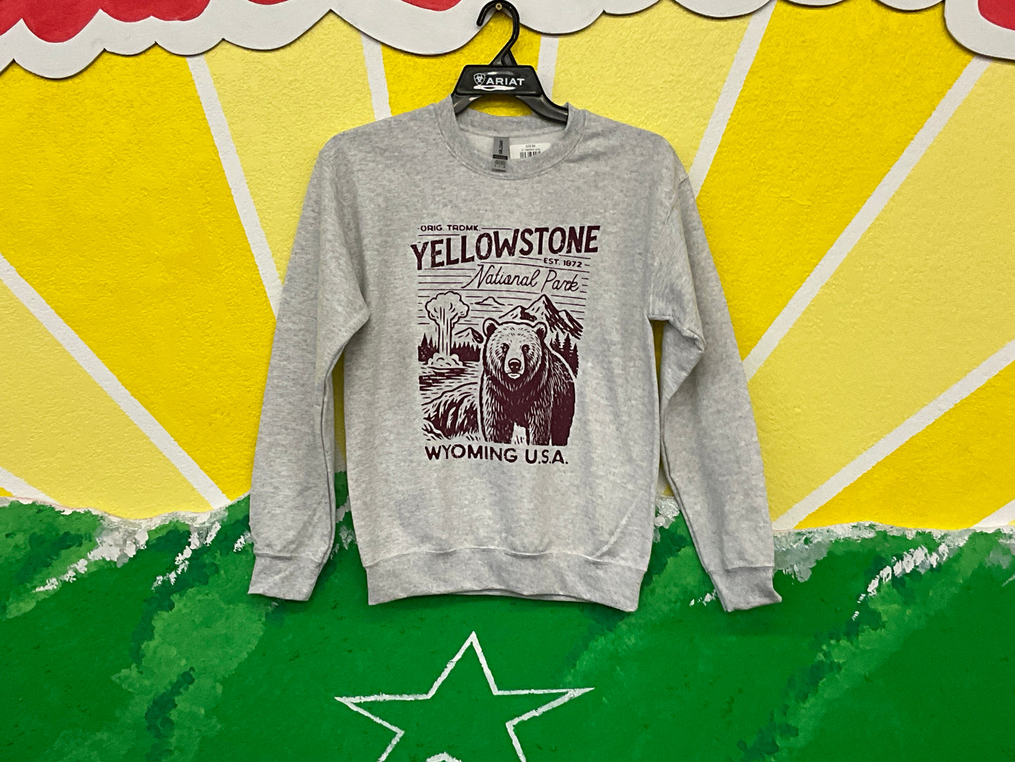 Swiftwear Yellowstone Bear Crew Neck - SW307-123