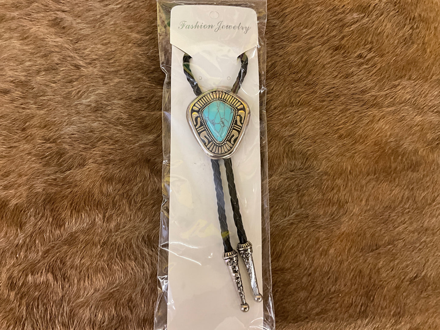 FAIRE- BOLO TIE-TURQUOISE