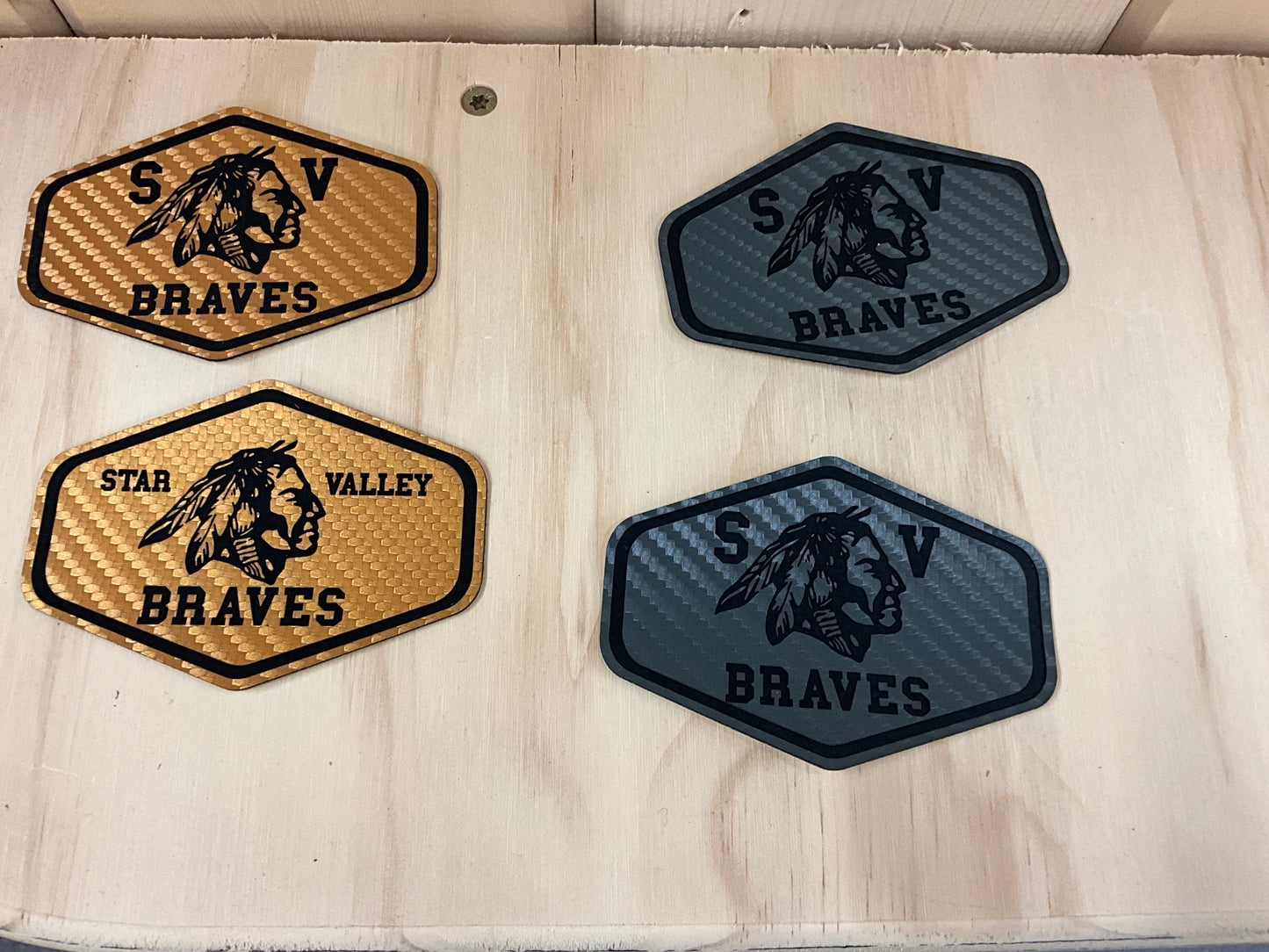 NICKLO-LEATHER PATCH, 78272837/SV BRAVES
