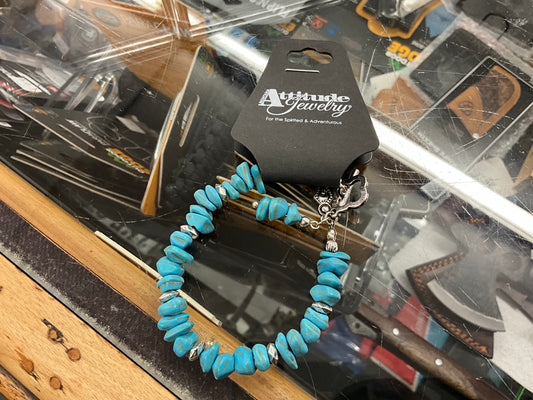 MONTANA SILVER- FOREVER BLUE TURQ. BRACELET-ABC5580