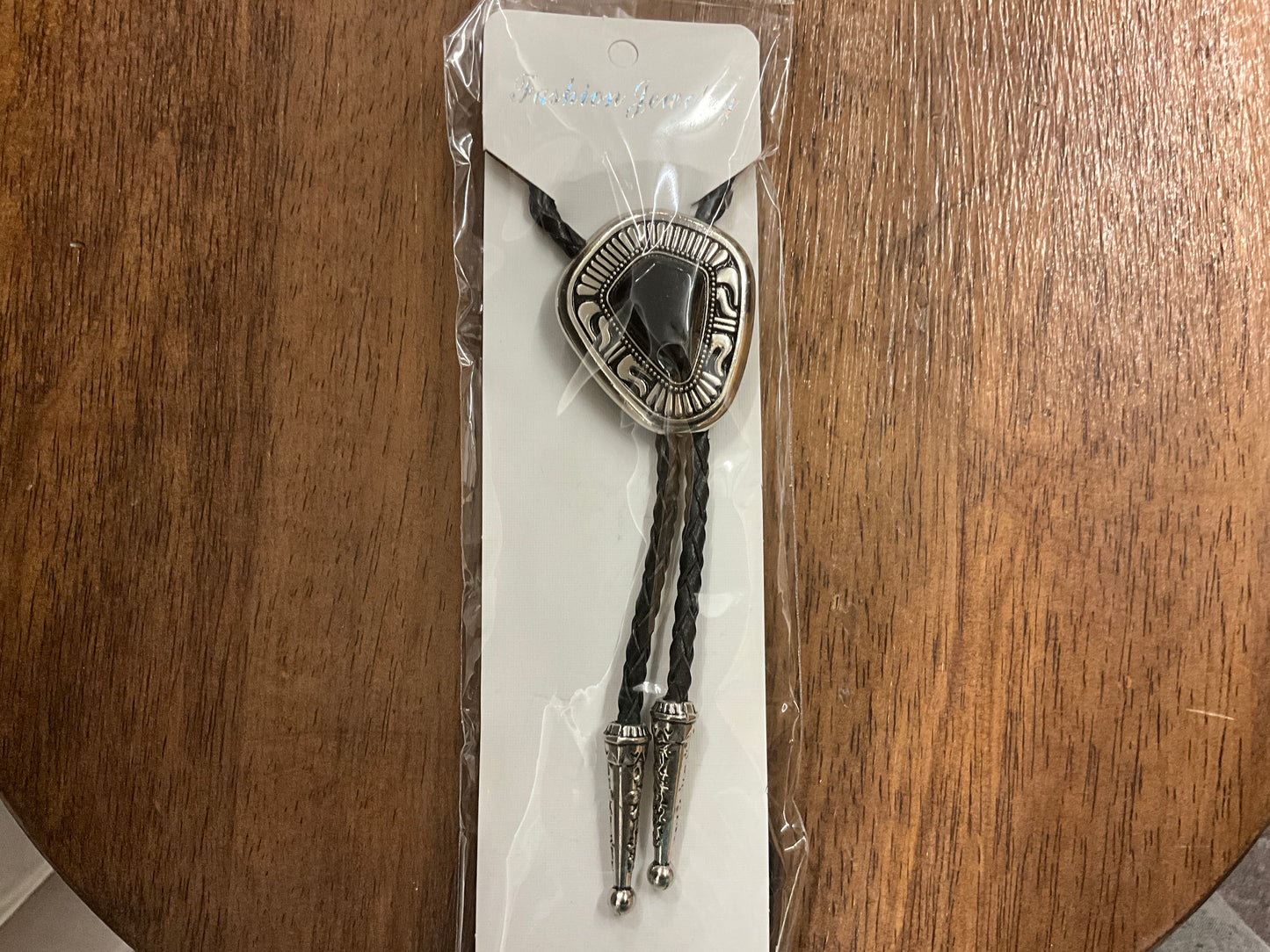 FAIRE- BOLO TIE- COWBOY INITIAL FILIGREE-389