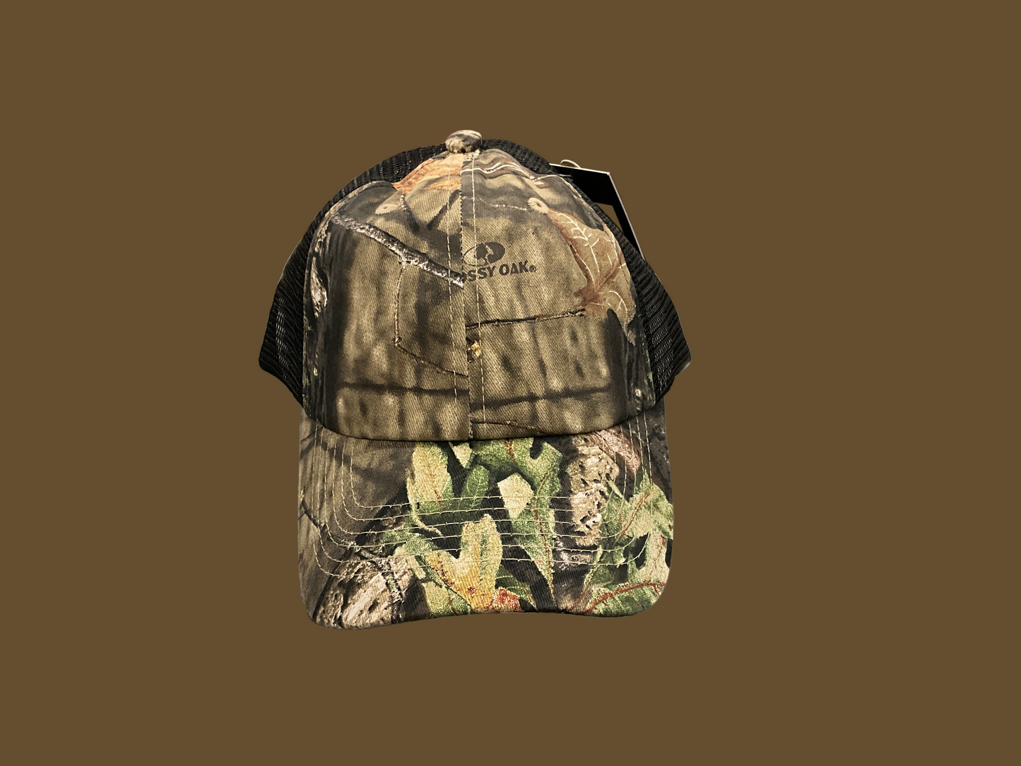 CC BEANIE- BALL CAP, MOSSY OAK MESH BACK-BA936