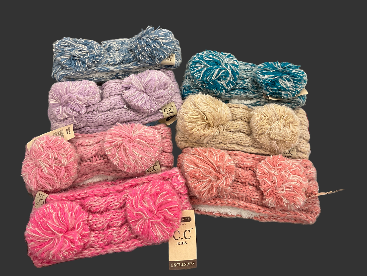 CC KIDS MULTI TONE DOUBLE POM