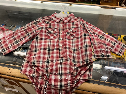 WRANGLER- BABY BOY LS ONESIE- 112352767