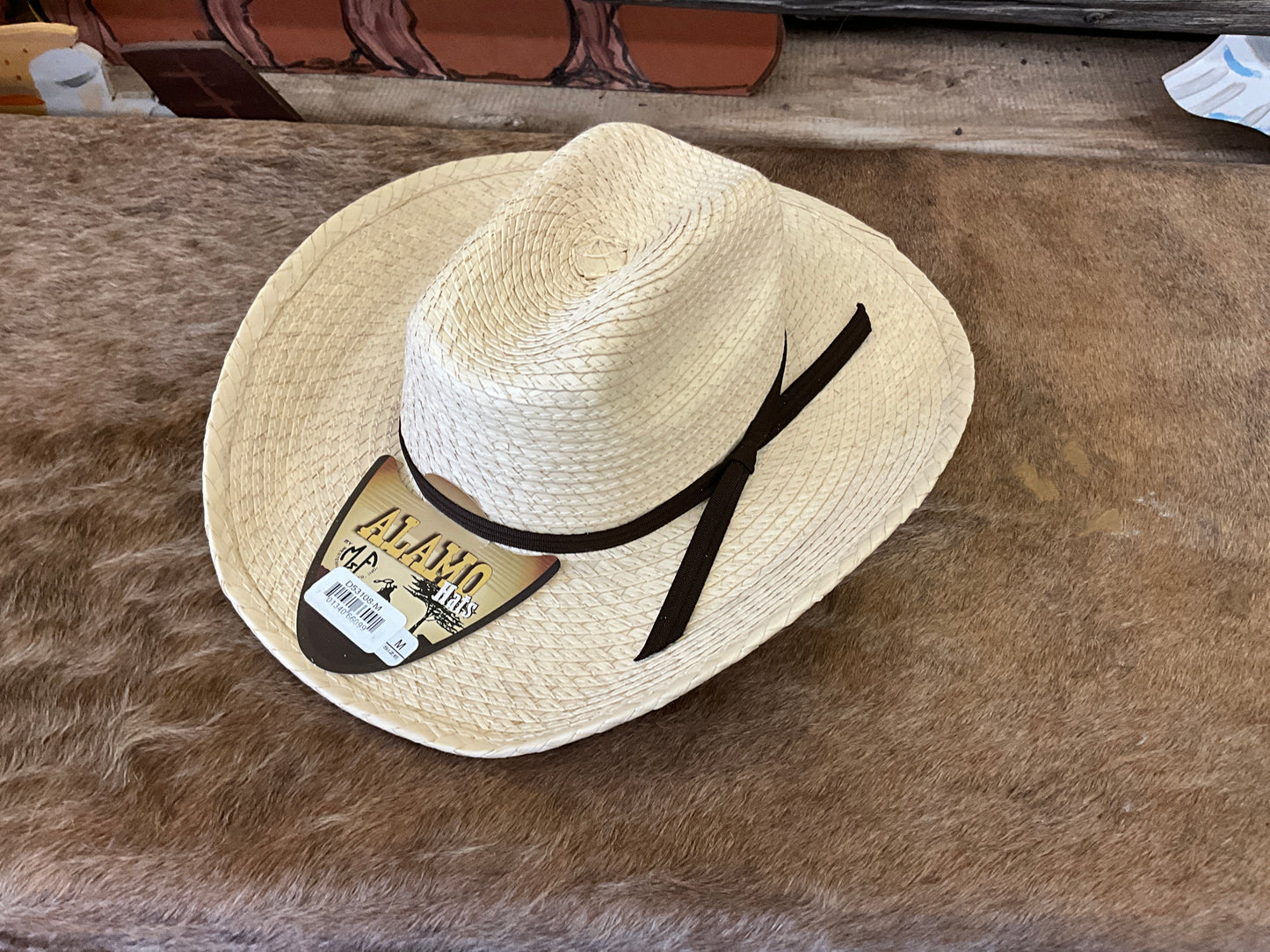 ALAMO HATS- WEAVED STRAW INFANT HAT - D53108
