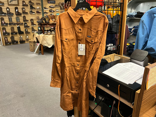 WRANGLER- LADIES LSS SUEDE DRESS-112356668