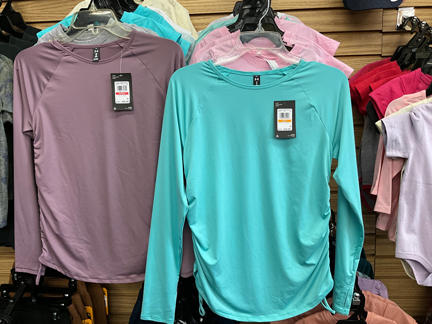 UA Womens Motion LS Longline Shirt-1379179