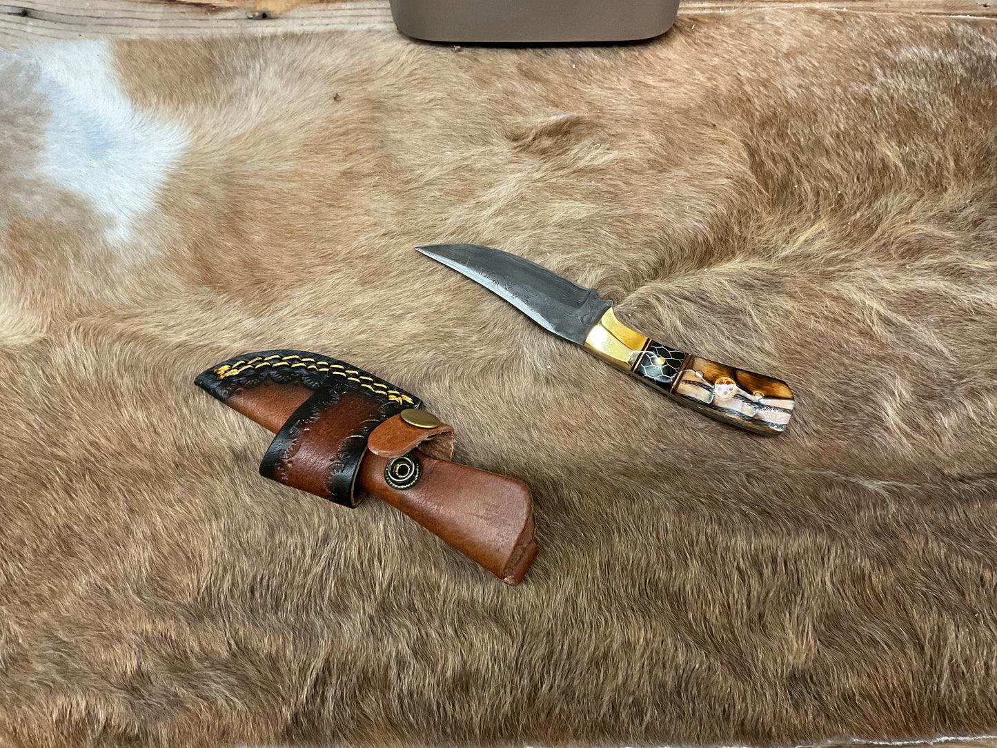 TITAN INT- TRAILING POINT HUNTING KNIFE-TK-495