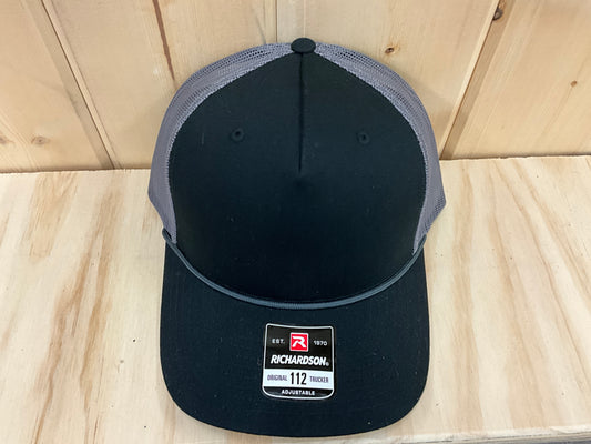 SNS ACTIVEWEAR RICHARDSON 112 FIVE-PANEL TRUCKER WITH ROPE - 112FPR