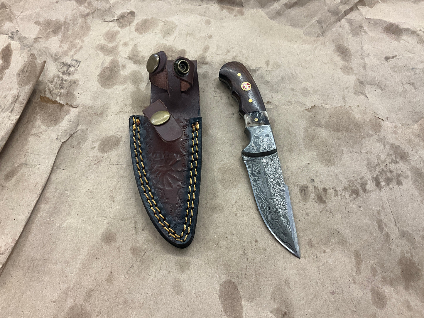 TITAN-FIXED BLADE KNIFE W/SHEATH- TD-159X