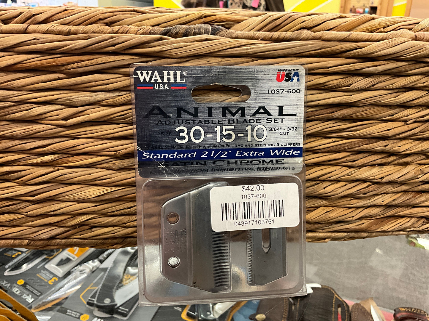 WAHL ANIMAL ADJUSTABLE BLADE SET - 1037-600