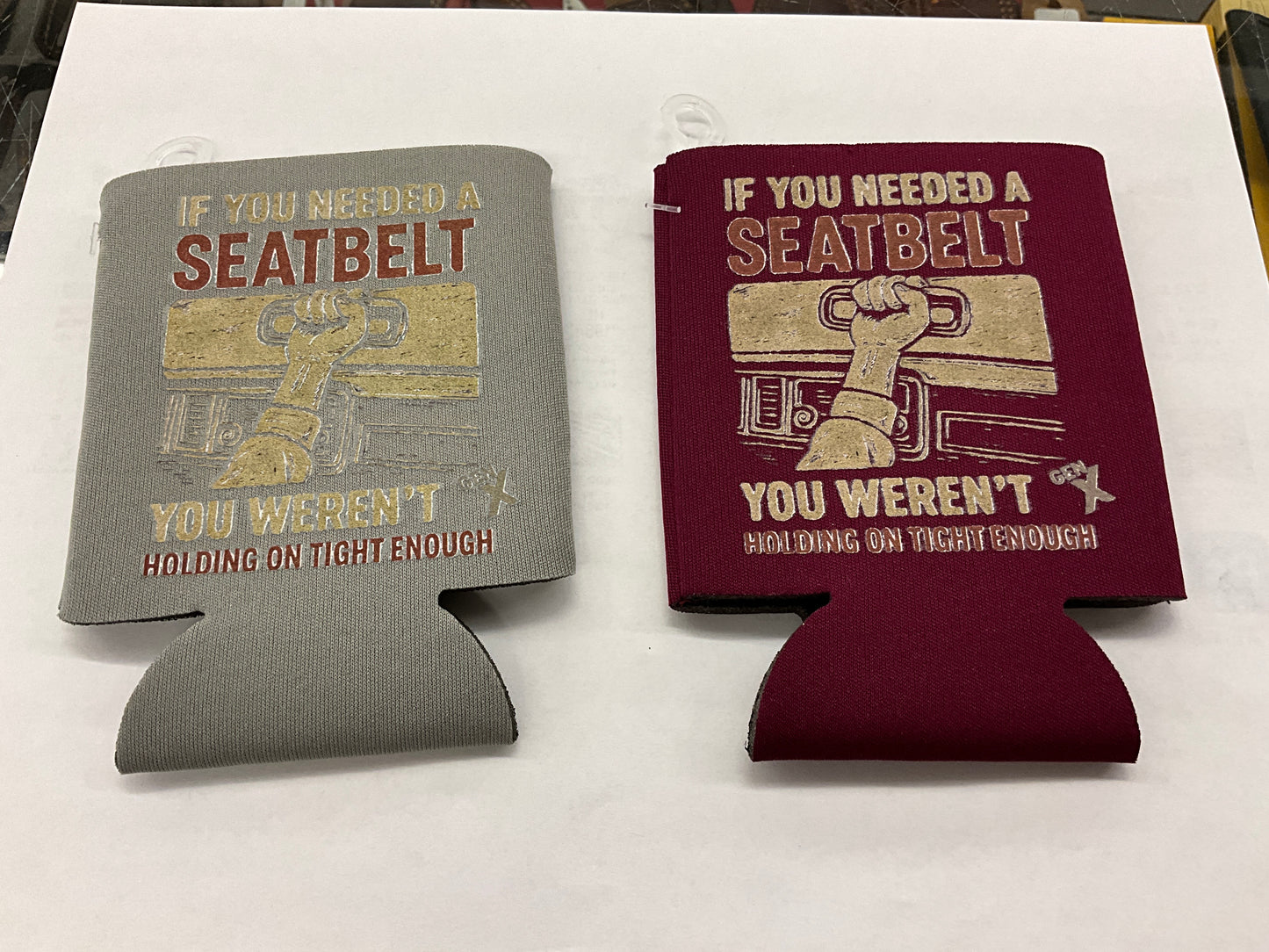 SWIFTWEAR Coozie Cold Drink Cooler. COO-GX-Ifyouneededaseatbelt