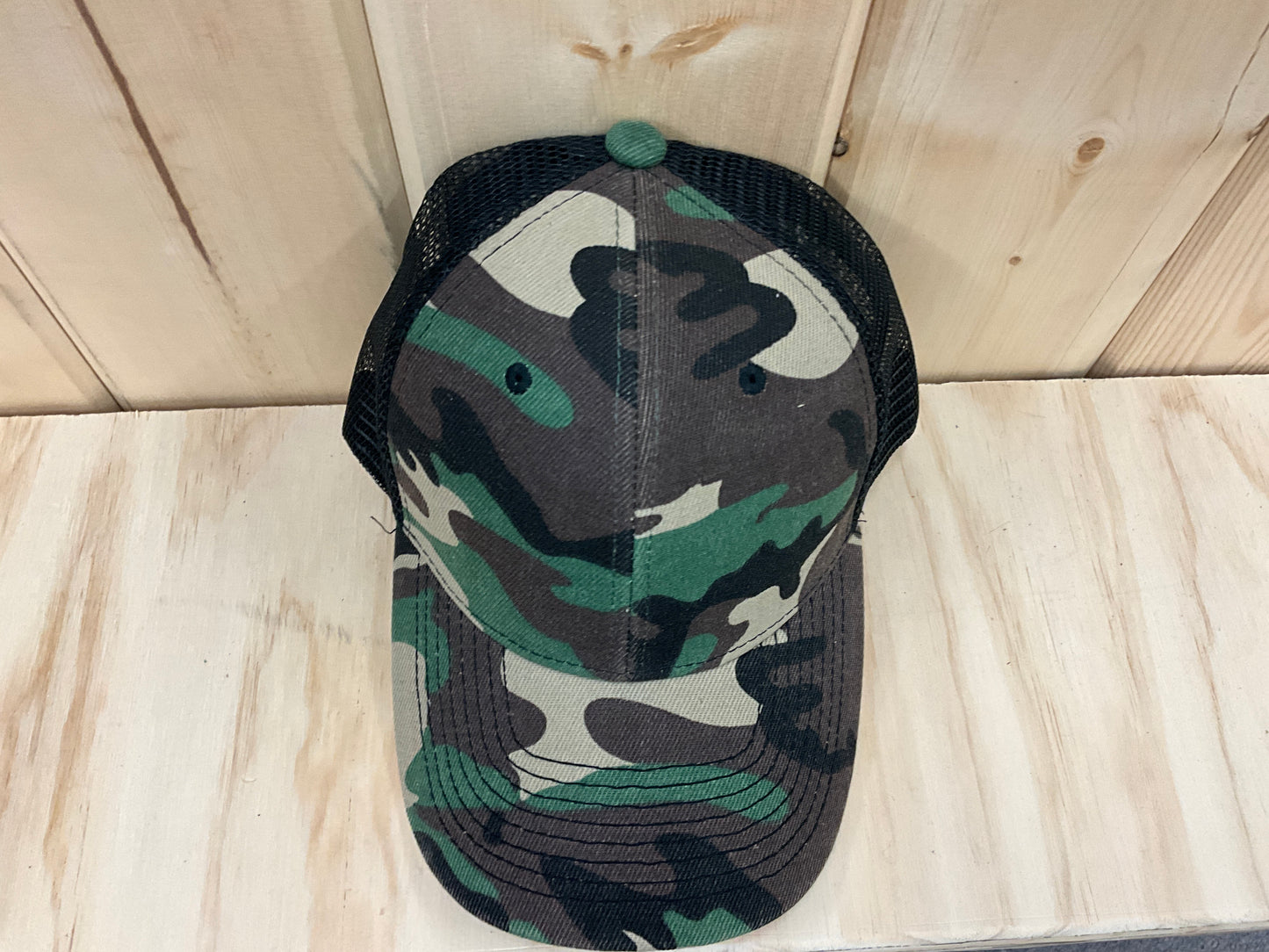 YUPOONG CLASSIC CAMO TRUCKER CAP SIX PANEL - 6606-YP