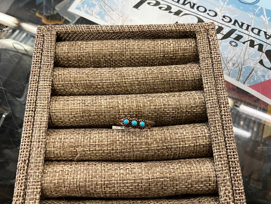 WHEELER- COPPER, THREE YURQ STONE RING-CR123