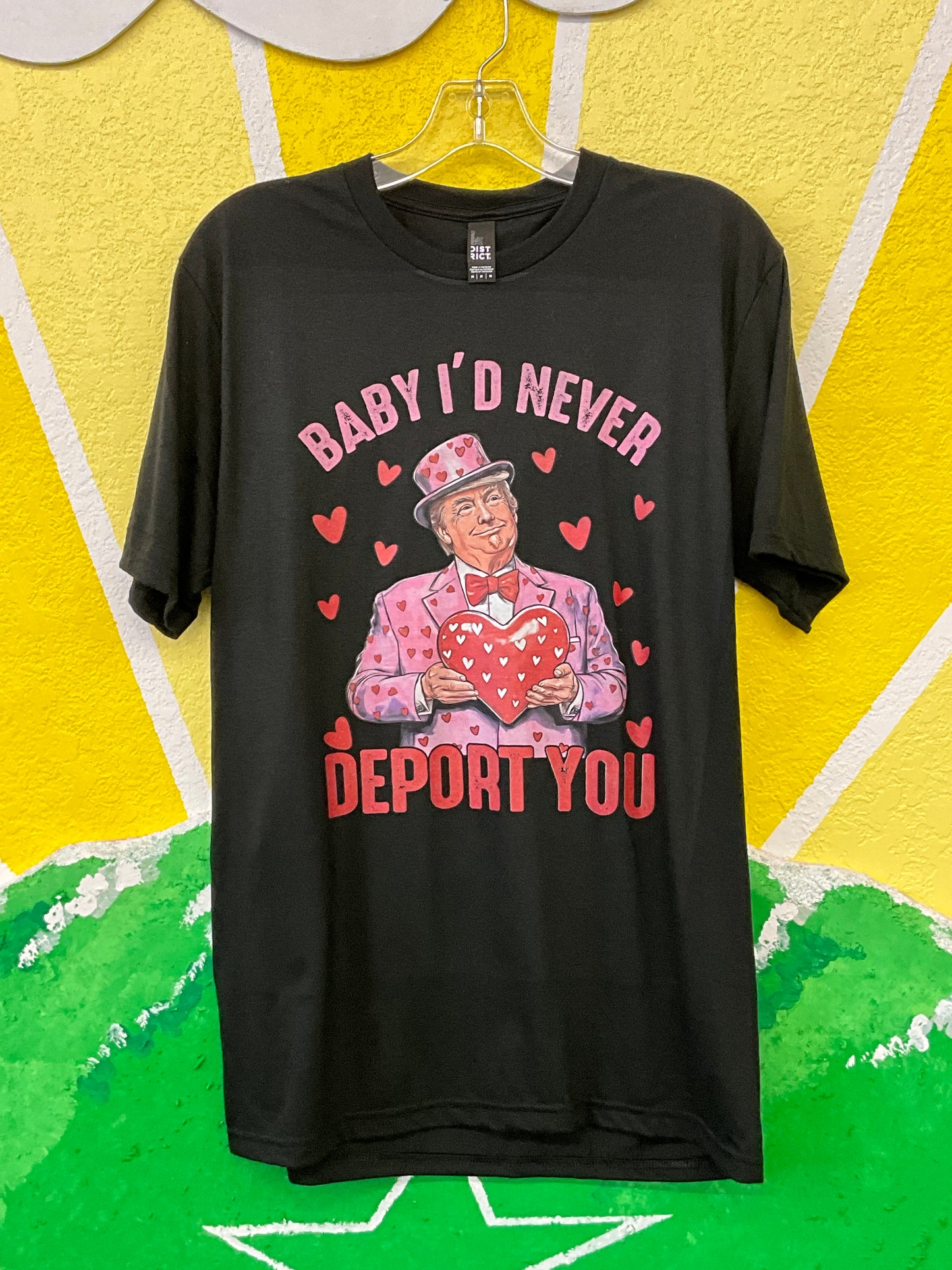 SWIFTWEAR GRAPHIC TEE “BABY I’D NEVER DEPORT YOU” - 307BIN