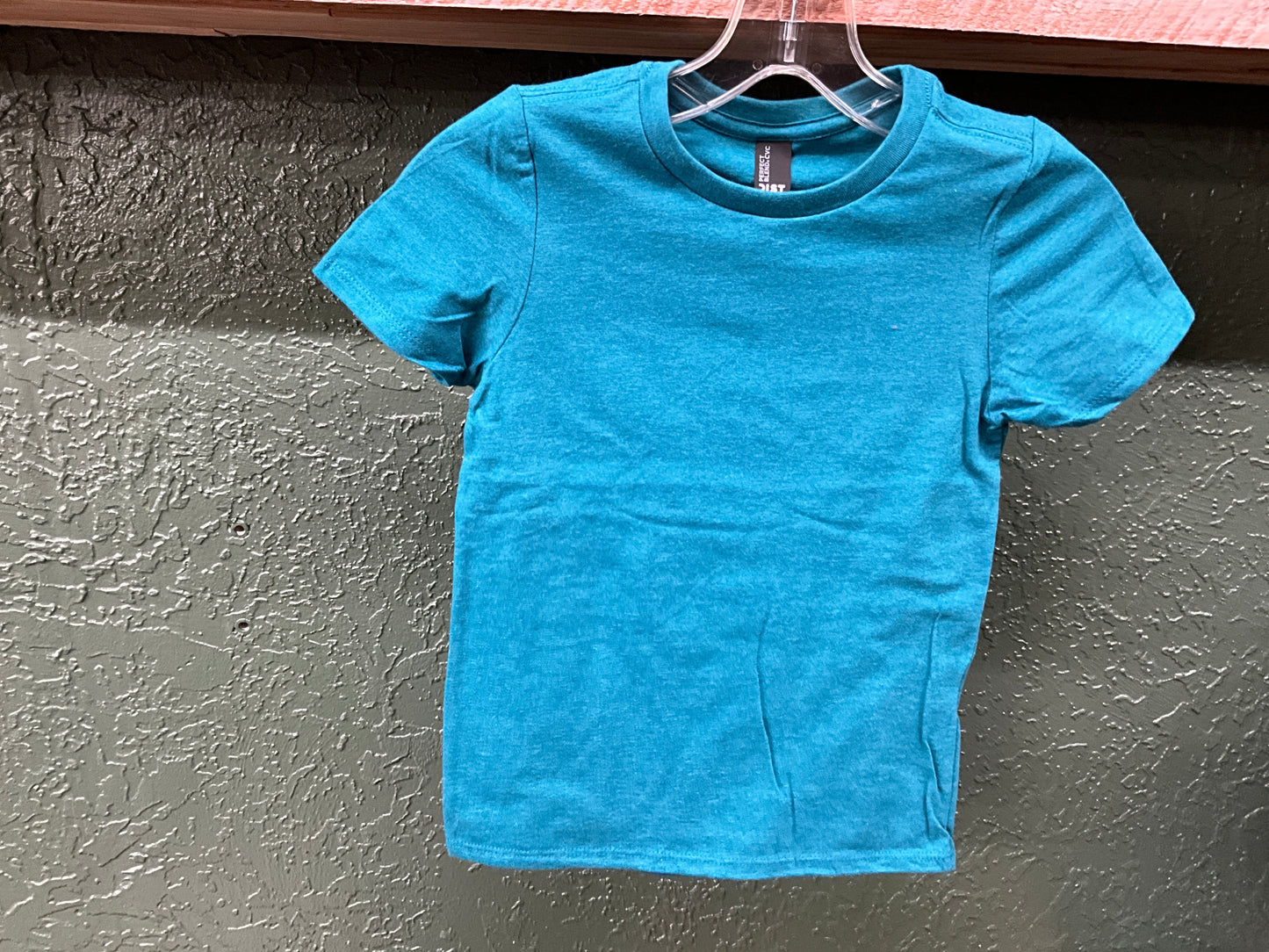 SWIFTWEAR-YOUTH PERFECT BLEND CVC SS TEE-DT108Y-HTR TEAL