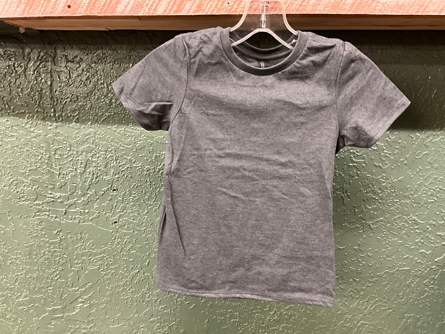 SWIFTWEAR-YOUTH PERFECT BLEND CVC SS TEE- DT108Y, HTR CHARCOAL