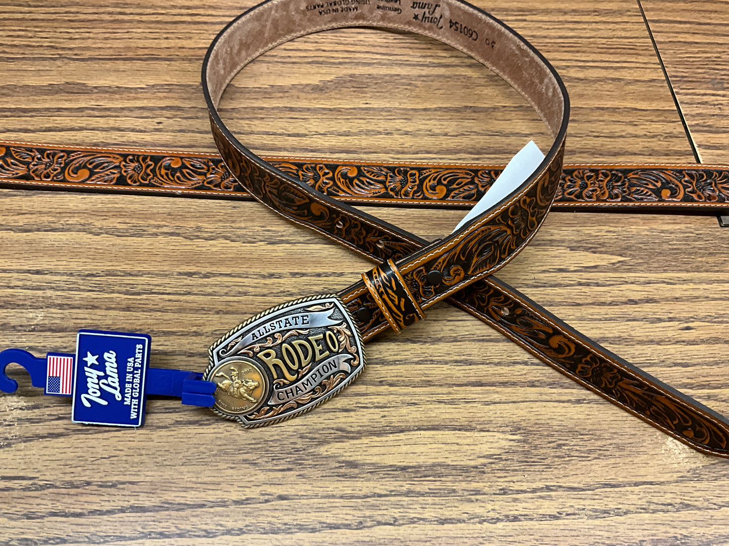 TONY LAMA KIDS BELT-LIL CHAMP-C60154