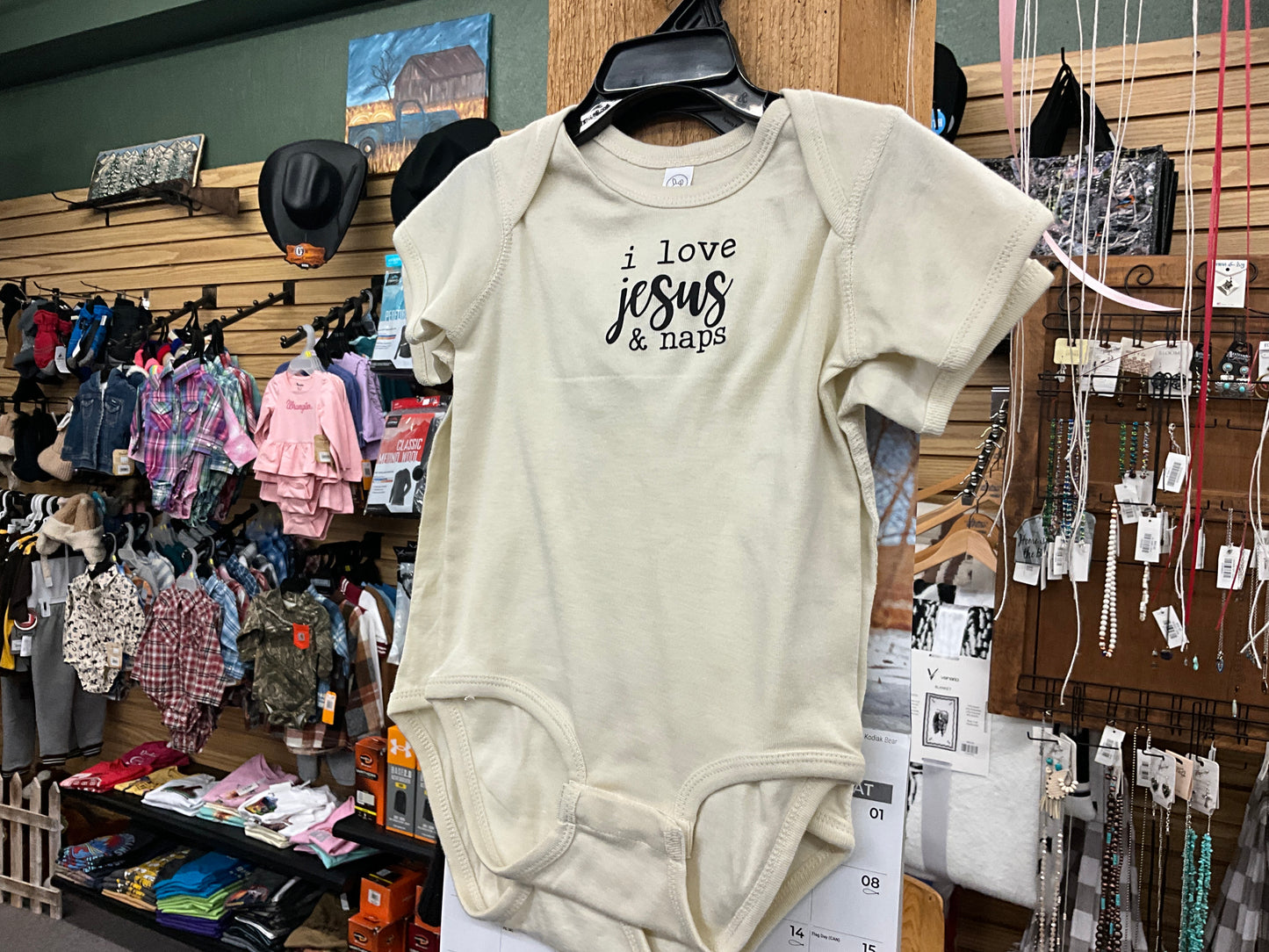 SWIFTWEAR- ONESIE, JESUS/NAPS- 6277
