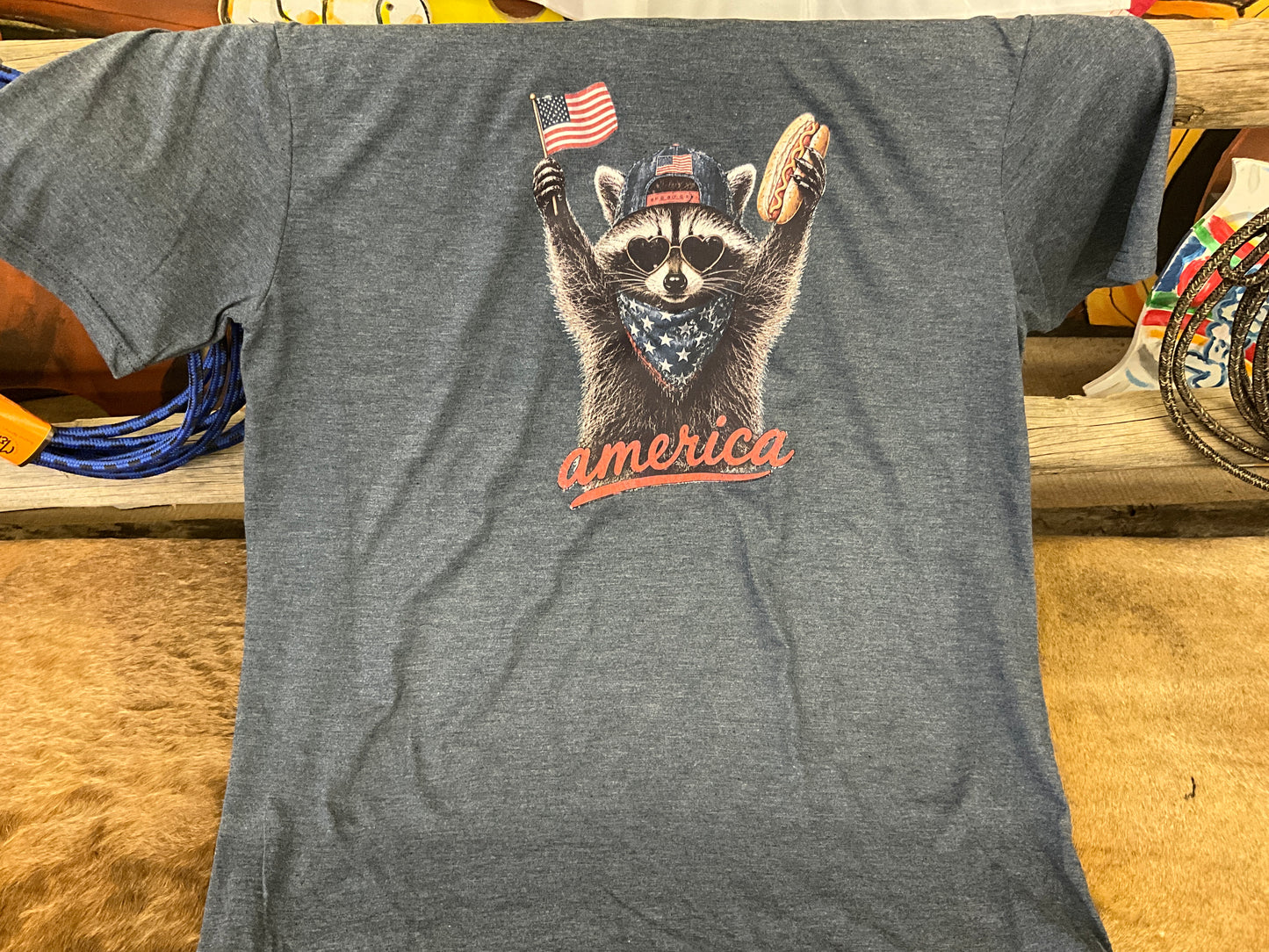 SWIFTWEAR-PATRIOTIC RACCOON APPERAL
