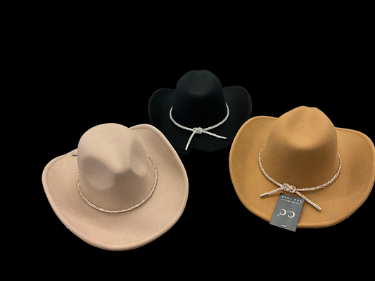 CC RENO VEGAN FABRIC COWBOY HAT