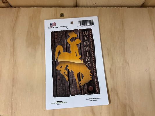 GMW-WY BRONC DECAL-66359
