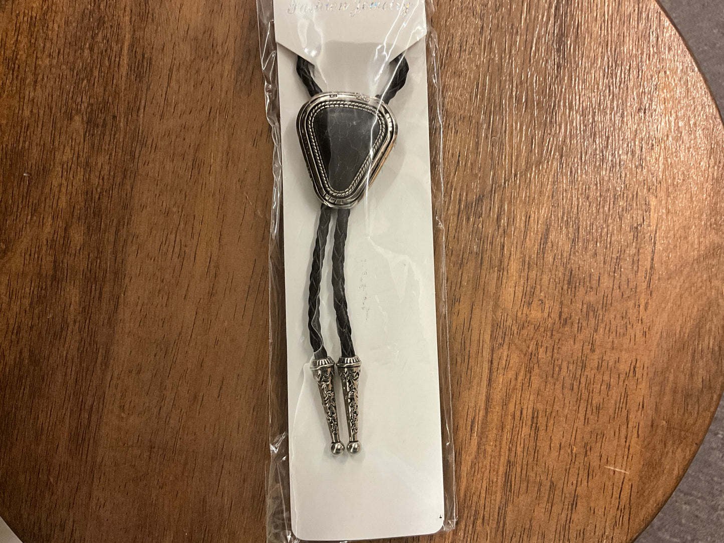 FAIRE- BOLO TIE- COWBOY INITIAL FILIGREE-389
