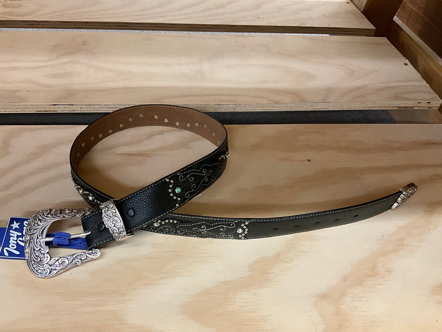 TONY LAMA STUDDED BELT - C40593