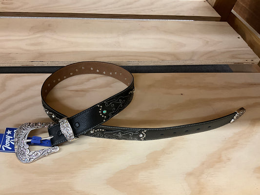 TONY LAMA STUDDED BELT - C40593