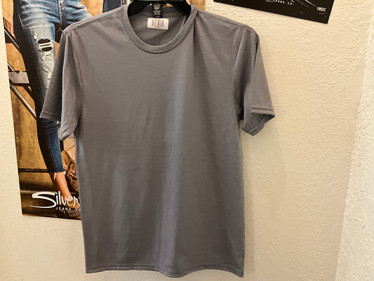SWIFTWEAR-  PERFECT TRI SS TEE- DM130, STORM CLOUD