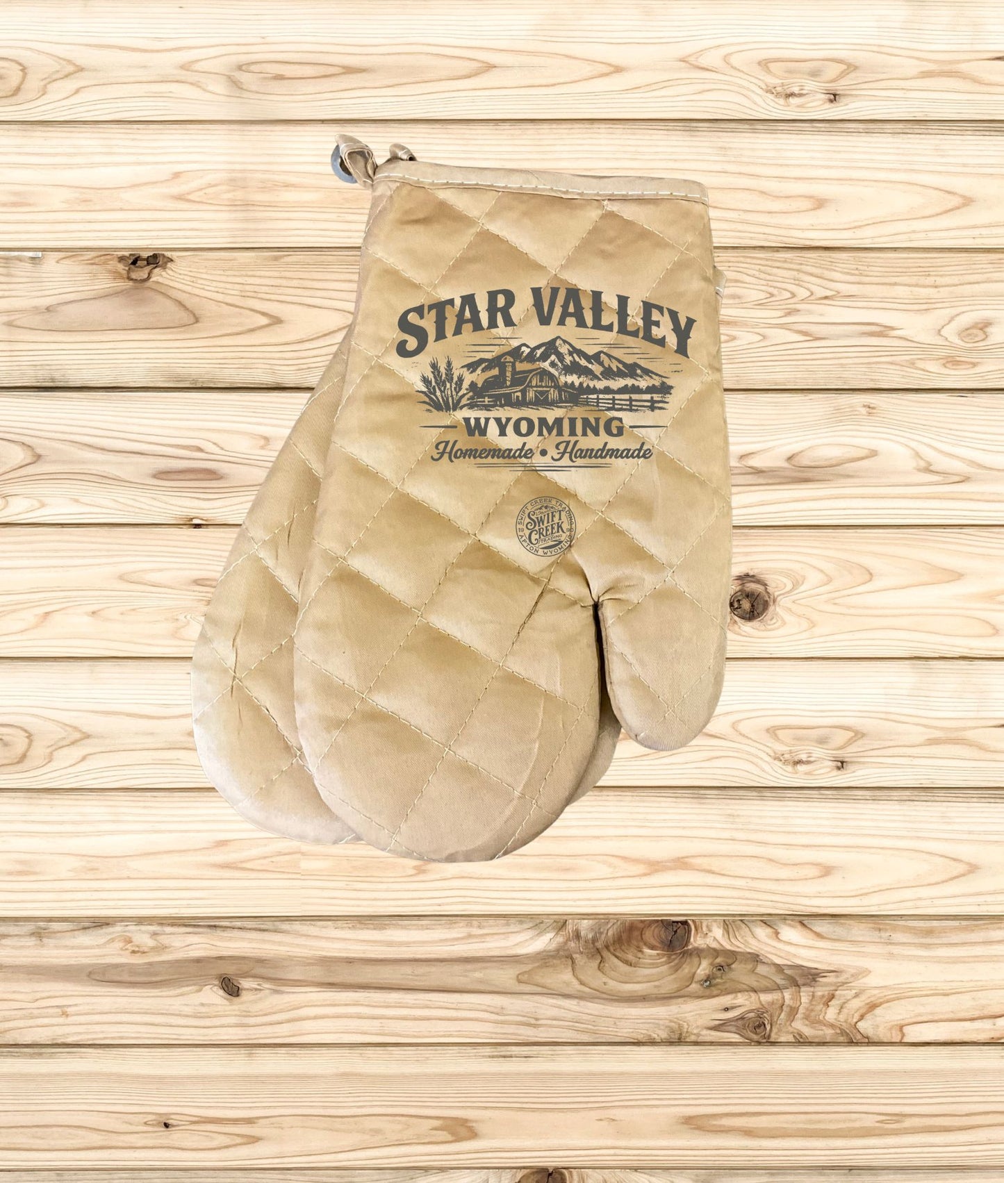 Swift Creek Trading - HomeGoods - Custom Printed Oven Mitts - SCT-HG-MITT-