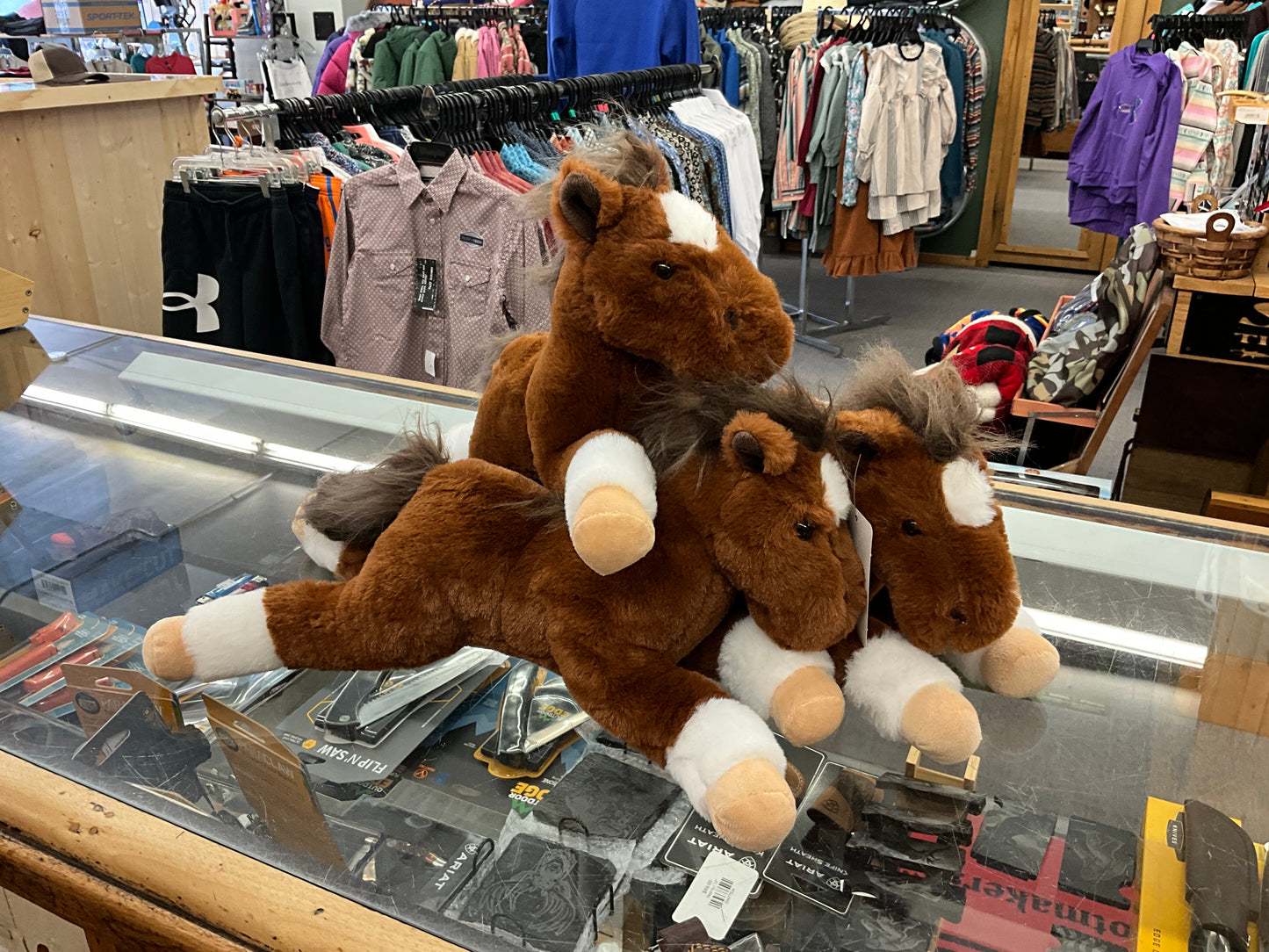 PETTING ZOO- PLUSH FLOPPY HORSE-723050