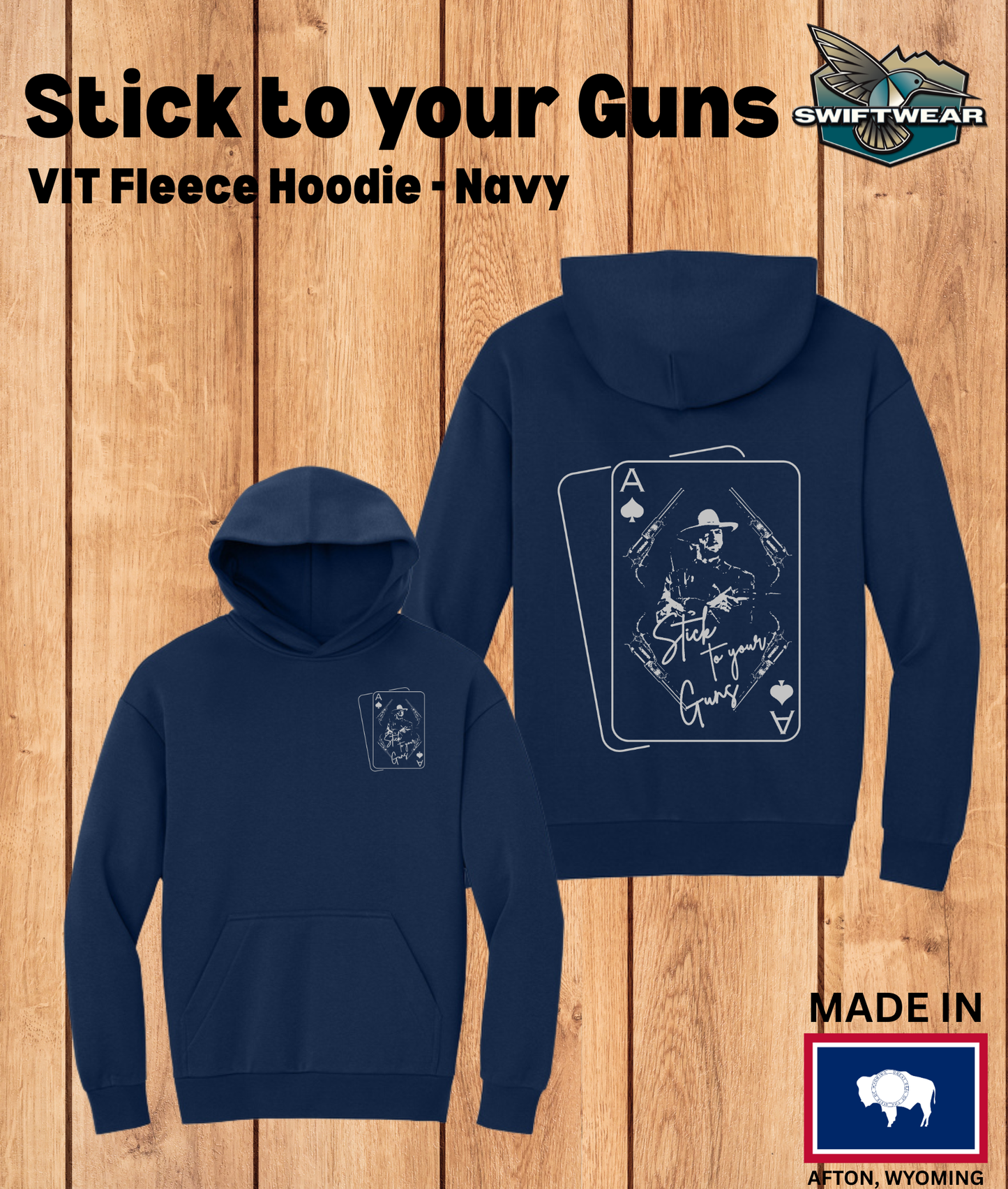 Swiftwear - Retail "Stick to your Guns" Assorted Hoodies- SW-STYG-HOOD