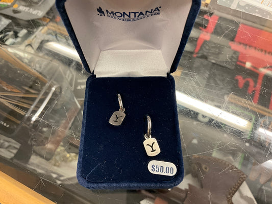 MONTANA SILVER-YELLOWSTONE CHARM EARRINGS-YELER5369