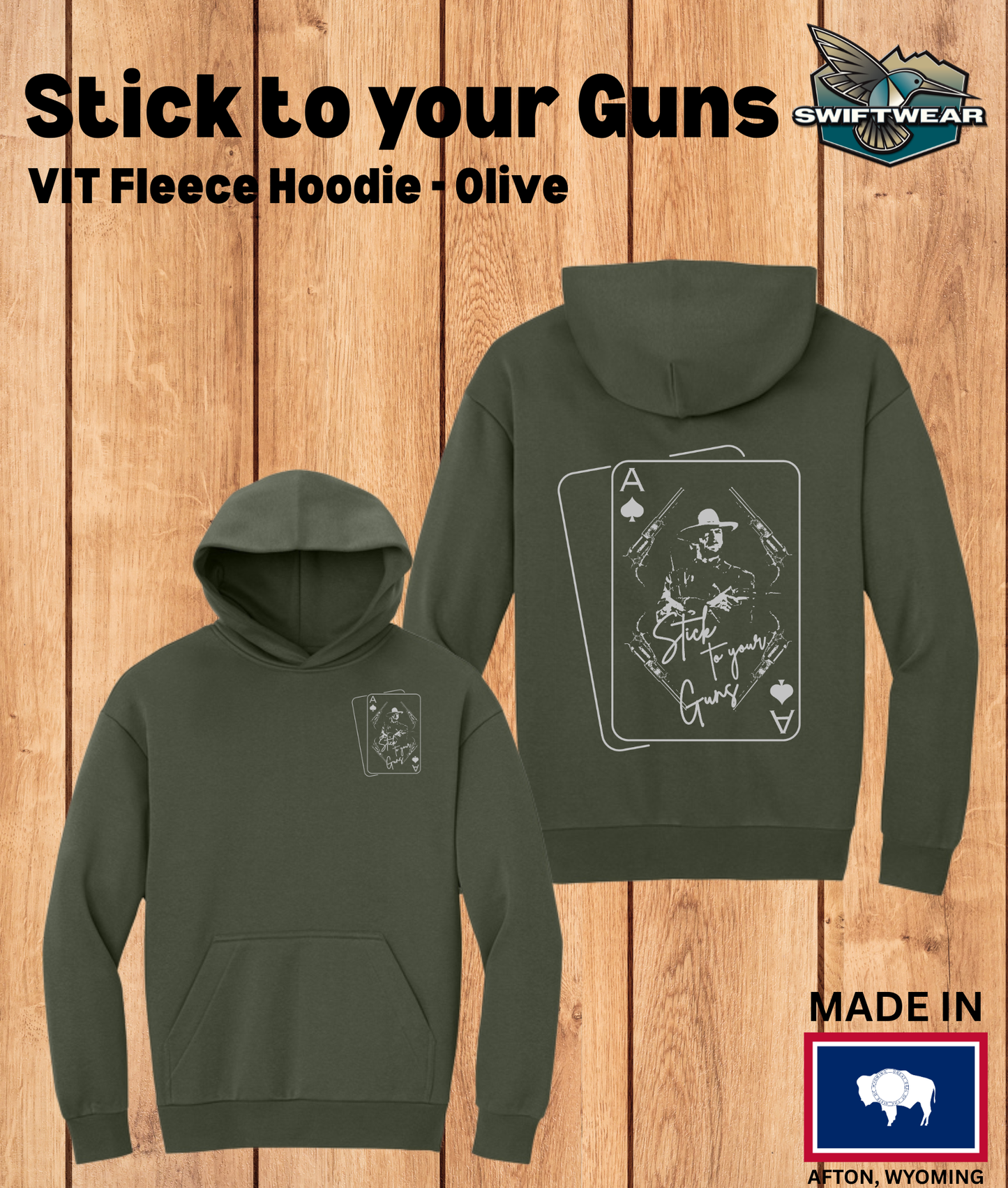 Swiftwear - Retail "Stick to your Guns" Assorted Hoodies- SW-STYG-HOOD