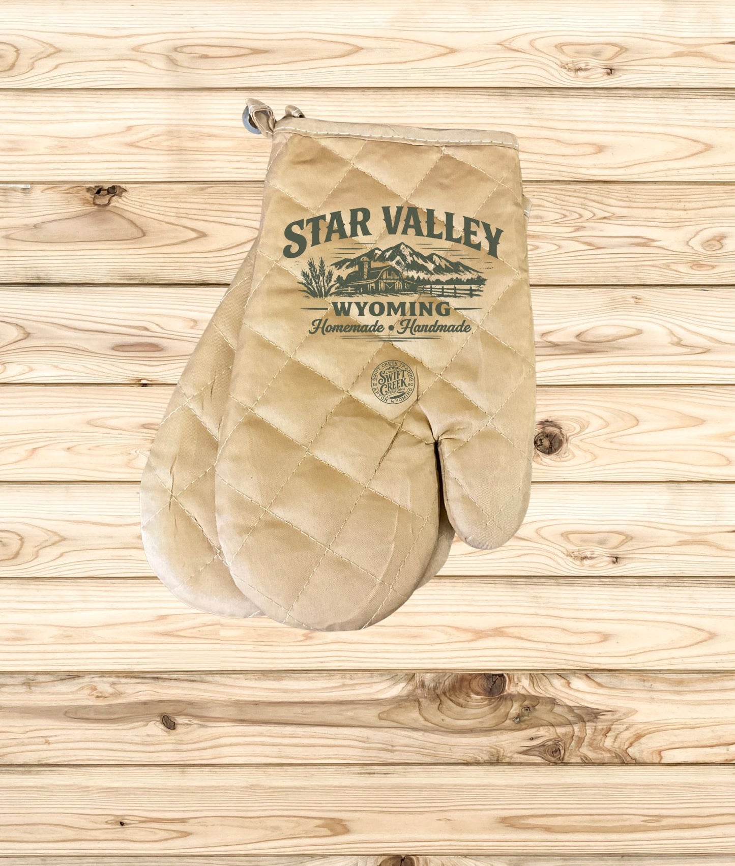 Swift Creek Trading - HomeGoods - Custom Printed Oven Mitts - SCT-HG-MITT-