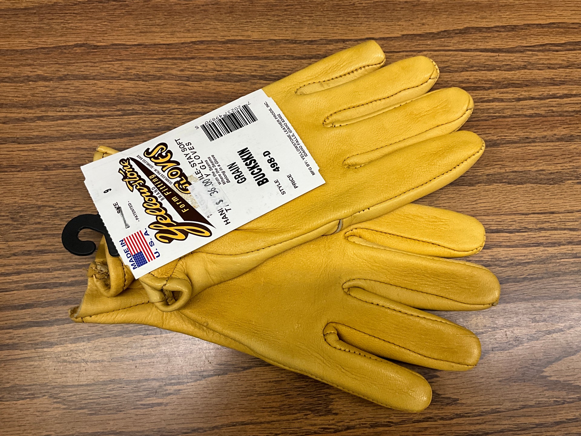 yellowstone handschuhe YELLOWSTONE-GRAIN BUCKSKIN LEATHER GLOVES