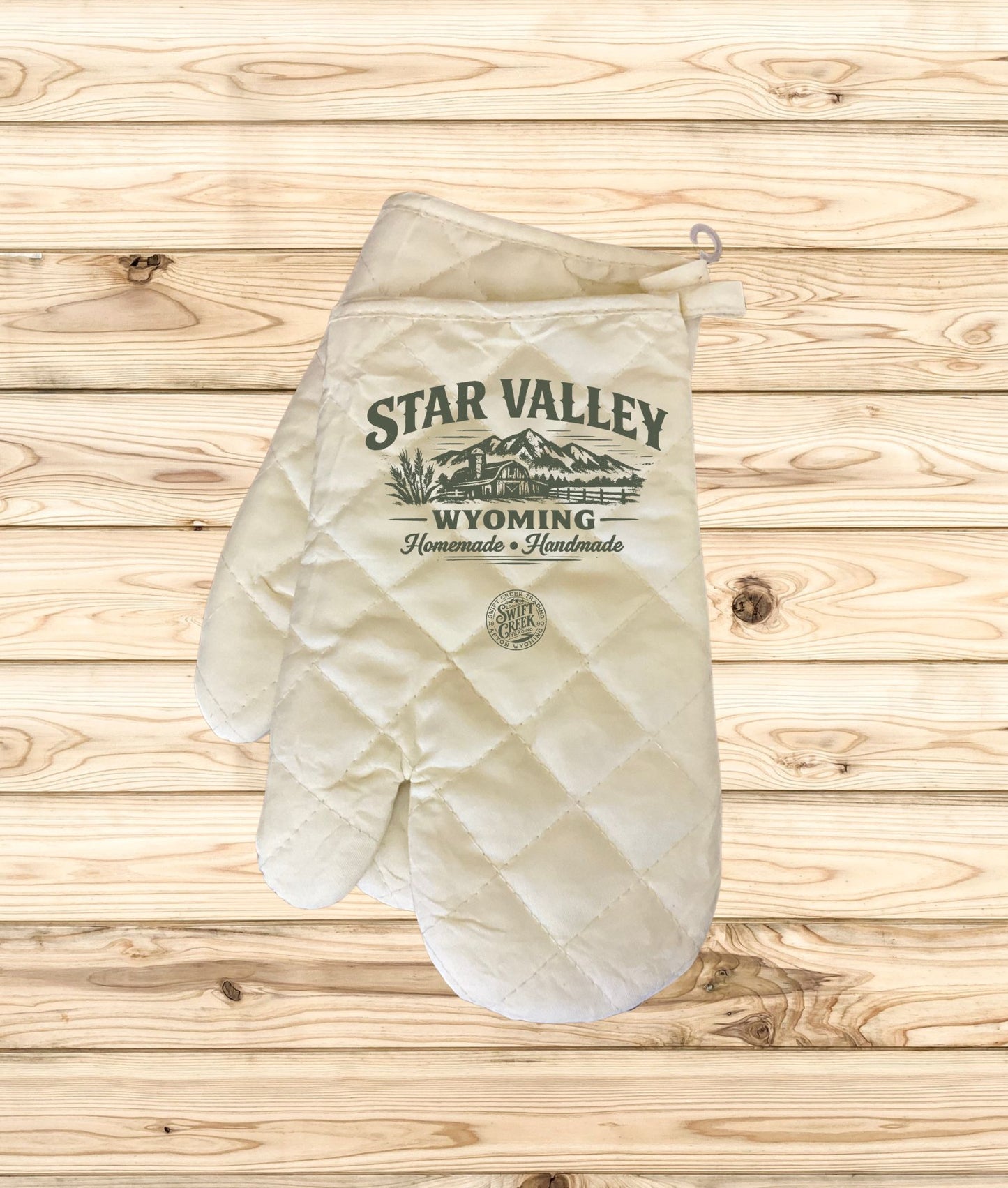 Swift Creek Trading - HomeGoods - Custom Printed Oven Mitts - SCT-HG-MITT-