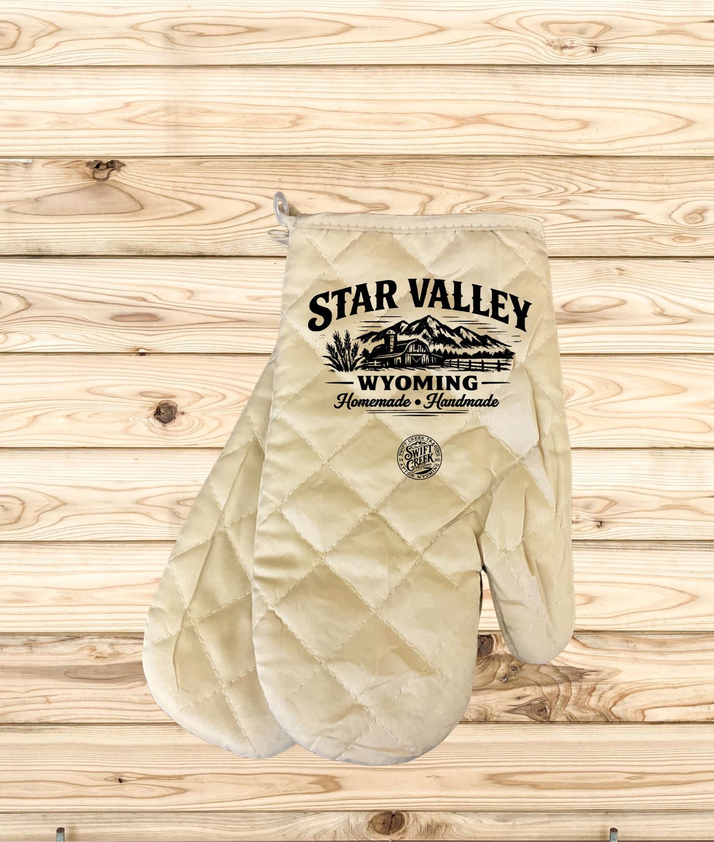 Swift Creek Trading - HomeGoods - Custom Printed Oven Mitts - SCT-HG-MITT-