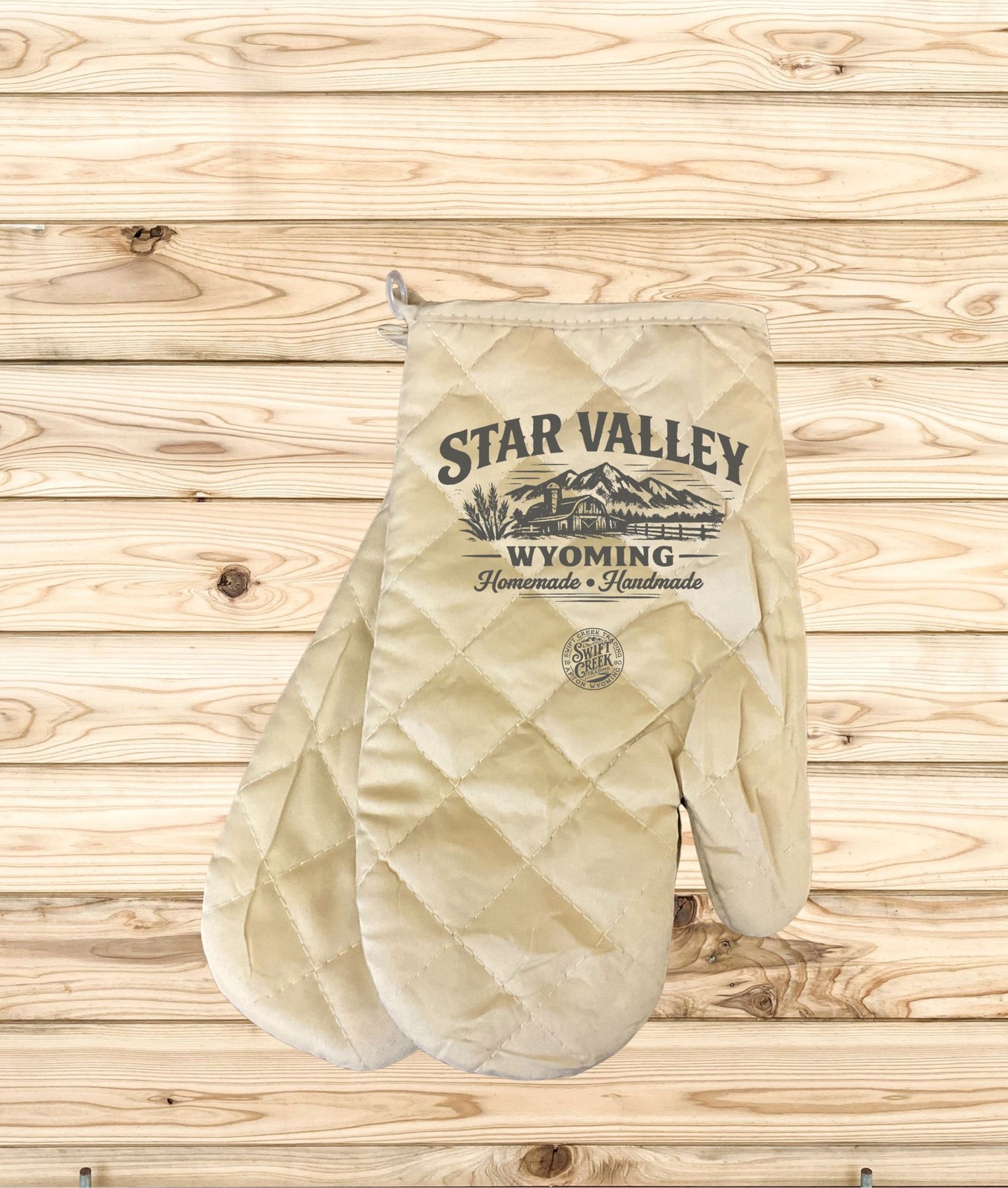 Swift Creek Trading - HomeGoods - Custom Printed Oven Mitts - SCT-HG-MITT-