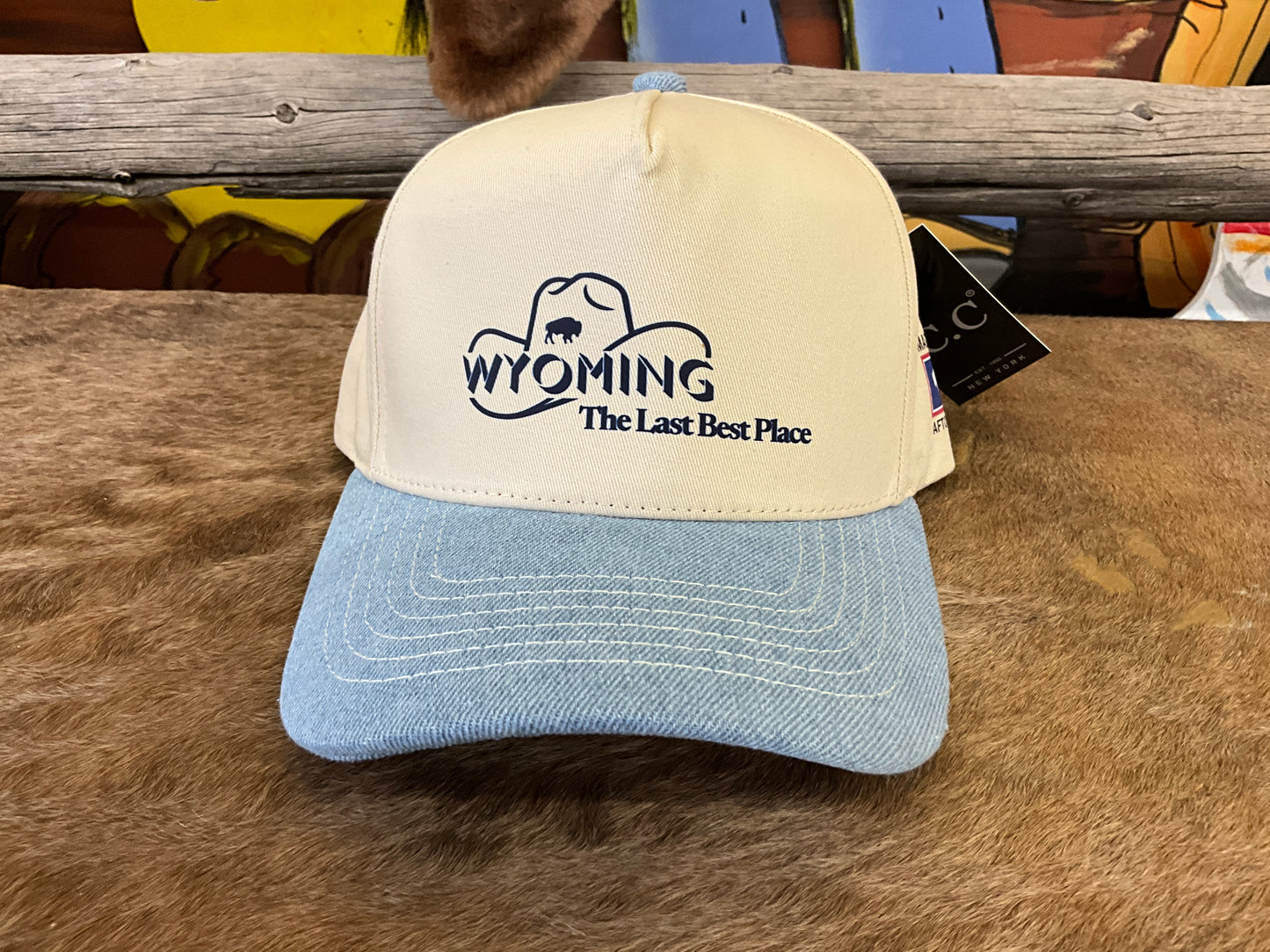 SWIFTWEAR - “WYOMING THE LAST BEST PLACE” - TRUCKER HATS - SW-TLBP-HAT-