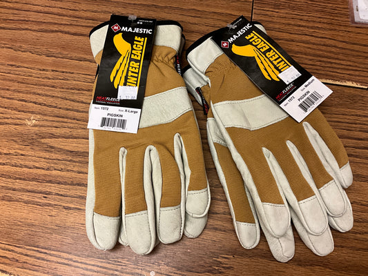 ROCKY MOUNTAIN-PIGSKIN  FLEECE LINED GLOVE- 1572