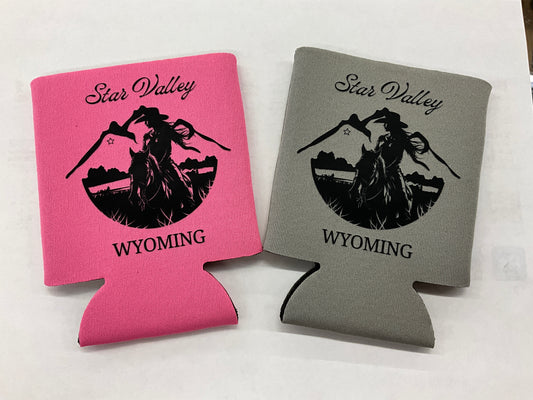 SWIFTWEAR Coozie Cold Drink Cooler. COO-SV-Cowgir