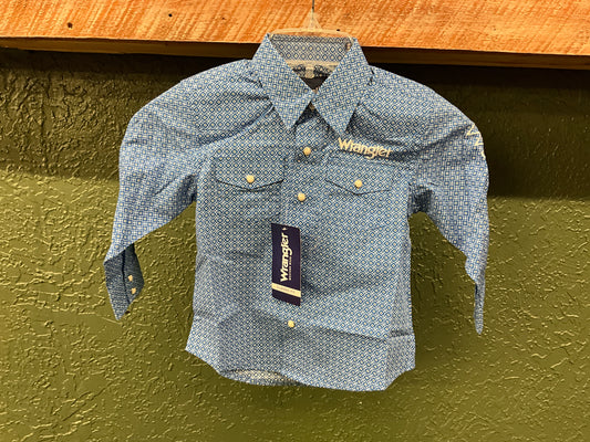 WRANGLER- BOYS LSS SLV LOGO-112365841
