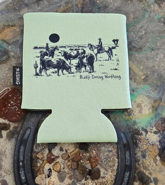SWIFTWEAR Coozie Cold Drink Cooler. busy doin nothin
